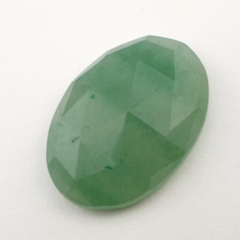 Aventurine green faceted cabochon 27x18 mm no. 8 Aventurine green faceted cabochon 27x18 mm no. 8