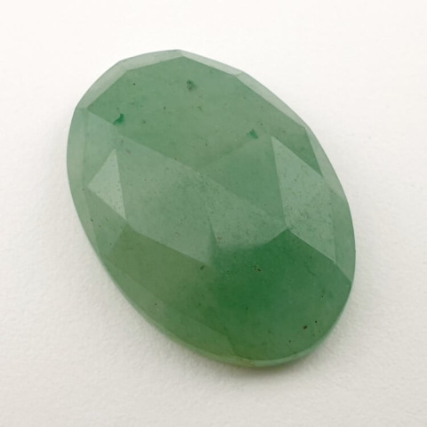 Aventurine green faceted cabochon 27x18 mm no. 8 Aventurine green faceted cabochon 27x18 mm no. 8
