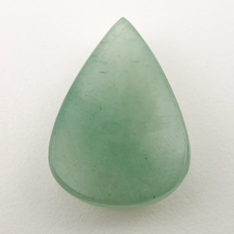 Green aventurine faceted cabochon 27x19 mm no 24 Green aventurine faceted cabochon 27x19 mm no 24