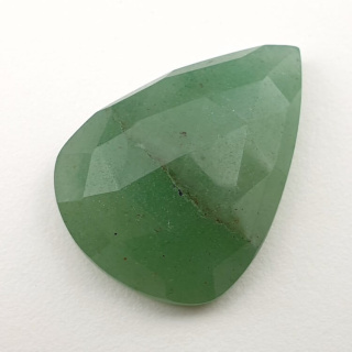 Aventurine green faceted cabochon 27x19 mm no. 26