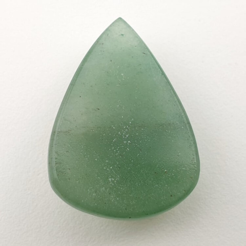 Green aventurine faceted cabochon 27x19 mm no 26 Green aventurine faceted cabochon 27x19 mm no 26
