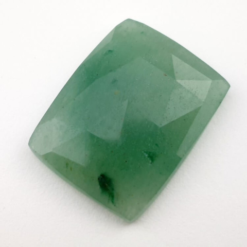 Green aventurine faceted cabochon 27x21 mm no 29 Green aventurine faceted cabochon 27x21 mm no 29