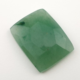 Aventurine green faceted cabochon 27x21 mm no 29