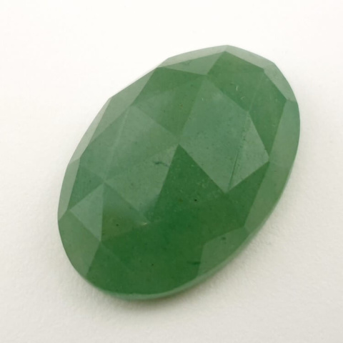 Aventurine green faceted cabochon 28x19 mm no 11 Aventurine green faceted cabochon 28x19 mm no 11