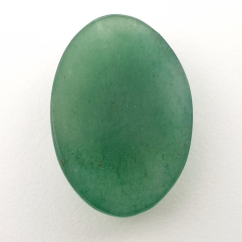 Green aventurine faceted cabochon 28x19 mm no 14 Green aventurine faceted cabochon 28x19 mm no 14