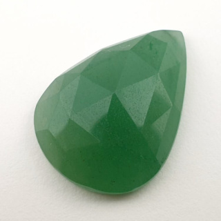 Aventurine green faceted cabochon 28x20 mm no 35