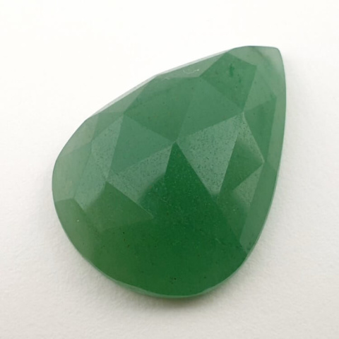 Green aventurine faceted cabochon 28x20 mm no 35 Green aventurine faceted cabochon 28x20 mm no 35