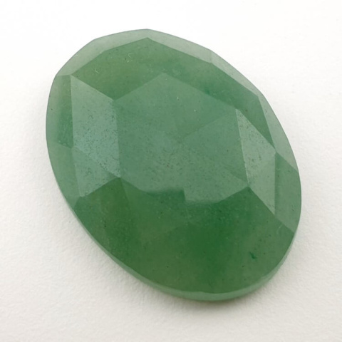 Green aventurine faceted cabochon 29x22 mm no 20 Green aventurine faceted cabochon 29x22 mm no 20