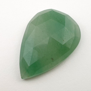 Aventurine green faceted cabochon 30x21 mm no 36