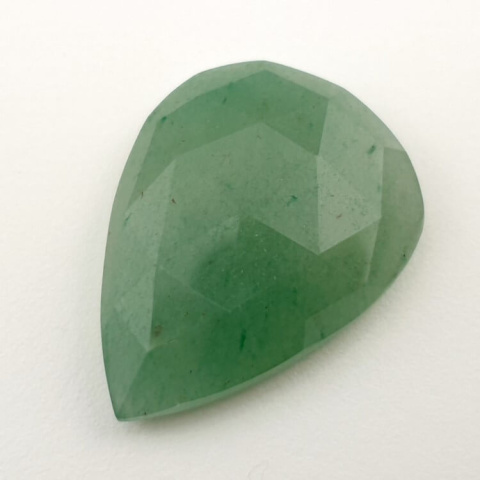 Green aventurine faceted cabochon 30x23 mm no 27 Green aventurine faceted cabochon 30x23 mm no 27