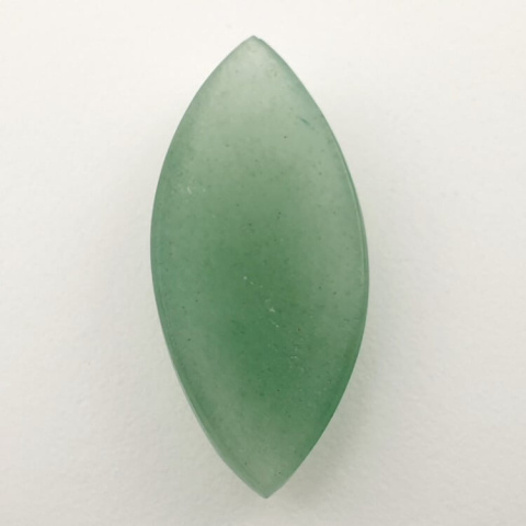 Green aventurine faceted cabochon 33x15 mm no 15 Green aventurine faceted cabochon 33x15 mm no 15