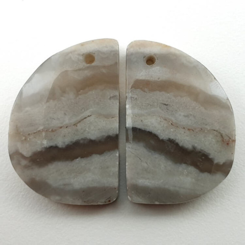 Jaspis para kaboszonów z dziurką 21x14 mm nr P119 Jaspis para kaboszonów z dziurką 21x14 mm nr P119