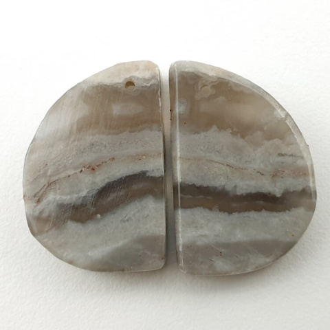 Jaspis para kaboszonów z dziurką 21x14 mm nr P119 Jaspis para kaboszonów z dziurką 21x14 mm nr P119