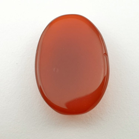 Carnelian faceted cabochon 23x17 mm no 46 Carnelian faceted cabochon 23x17 mm no 46