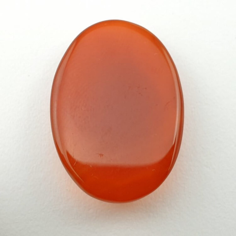 Carnelian faceted cabochon 26x18 mm no 22 Carnelian faceted cabochon 26x18 mm no 22