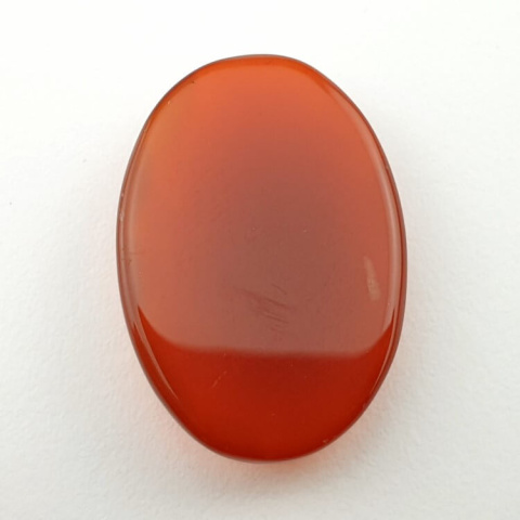 Carnelian faceted cabochon 28x19 mm no 28 Carnelian faceted cabochon 28x19 mm no 28
