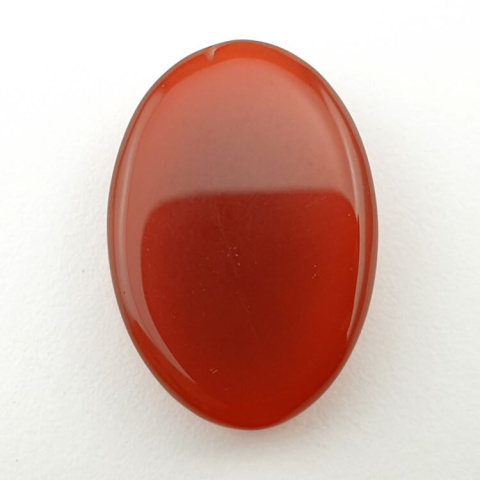 Carnelian faceted cabochon 28x19 mm no 38 Carnelian faceted cabochon 28x19 mm no 38