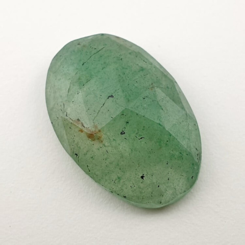 Kwarc awenturynowy kaboszon fasetowany 24x16 mm nr 37 Kwarc awenturynowy kaboszon fasetowany 24x16 mm nr 37