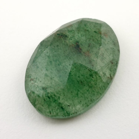 Aventurine quartz faceted cabochon 24x17 mm no. 12 Aventurine quartz faceted cabochon 24x17 mm no. 12