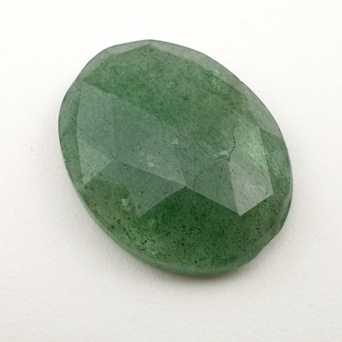 Aventurine quartz faceted cabochon 26x20 mm no. 31 Aventurine quartz faceted cabochon 26x20 mm no. 31