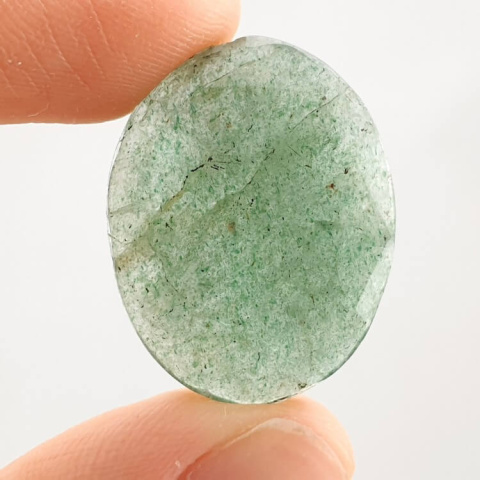 Aventurine quartz faceted cabochon 26x20 mm no. 31 Aventurine quartz faceted cabochon 26x20 mm no. 31