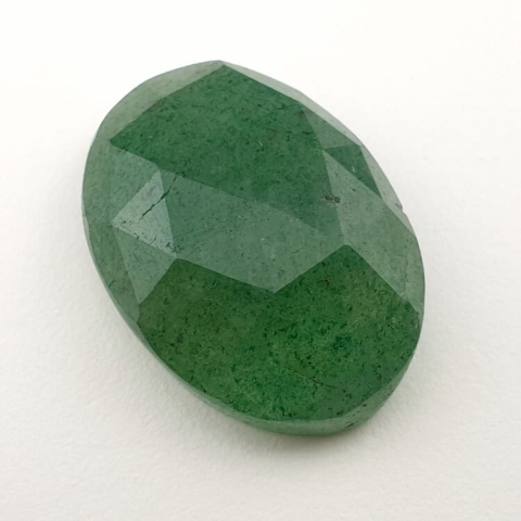 Aventurine quartz faceted cabochon 27x19 mm no. 20 Aventurine quartz faceted cabochon 27x19 mm no. 20