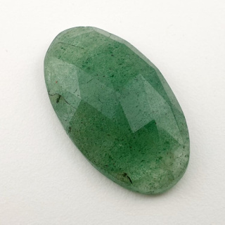 Aventurine quartz faceted cabochon 28x16 mm no 34