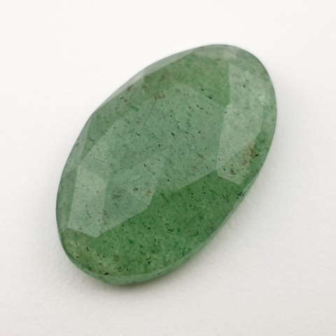 Aventurine quartz faceted cabochon 28x17 mm no. 6 Aventurine quartz faceted cabochon 28x17 mm no. 6