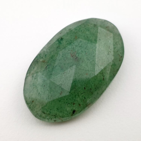 Kwarc awenturynowy kaboszon fasetowany 28x18 mm nr 28 Kwarc awenturynowy kaboszon fasetowany 28x18 mm nr 28