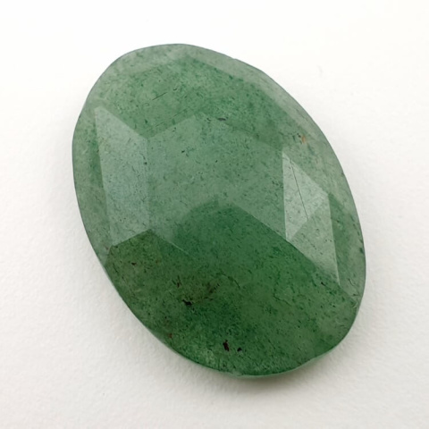 Aventurine quartz faceted cabochon 28x19 mm no. 3 Aventurine quartz faceted cabochon 28x19 mm no. 3