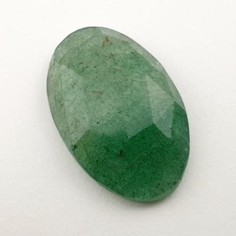 Aventurine quartz faceted cabochon 29x18 mm no. 18 Aventurine quartz faceted cabochon 29x18 mm no. 18