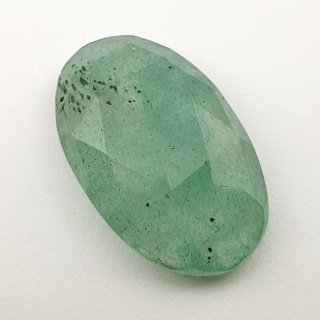 Aventurine quartz faceted cabochon 29x18 mm no 36