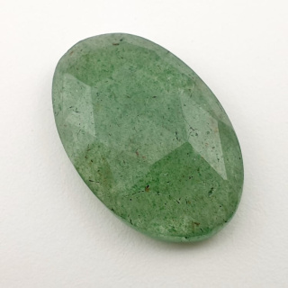 Aventurine quartz faceted cabochon 29x19 mm no 22
