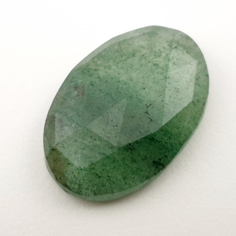 Aventurine quartz faceted cabochon 29x19 mm no. 2 Aventurine quartz faceted cabochon 29x19 mm no. 2