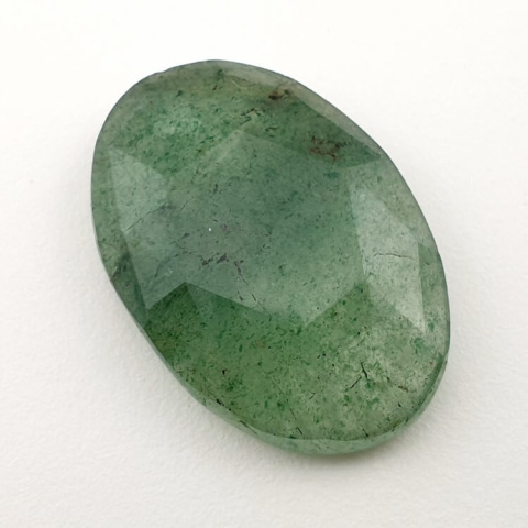 Aventurine quartz faceted cabochon 29x19 mm no. 2 Aventurine quartz faceted cabochon 29x19 mm no. 2