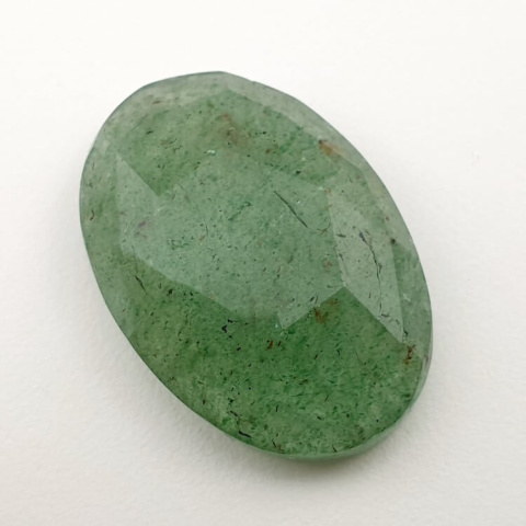 Aventurine quartz faceted cabochon 29x20 mm no 14 Aventurine quartz faceted cabochon 29x20 mm no 14