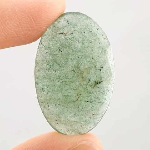 Aventurine quartz faceted cabochon 30x19 mm no 27 Aventurine quartz faceted cabochon 30x19 mm no 27