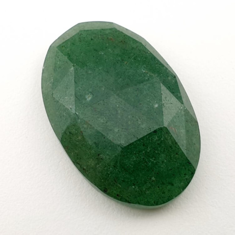 Aventurine quartz faceted cabochon 30x19 mm no. 29 Aventurine quartz faceted cabochon 30x19 mm no. 29