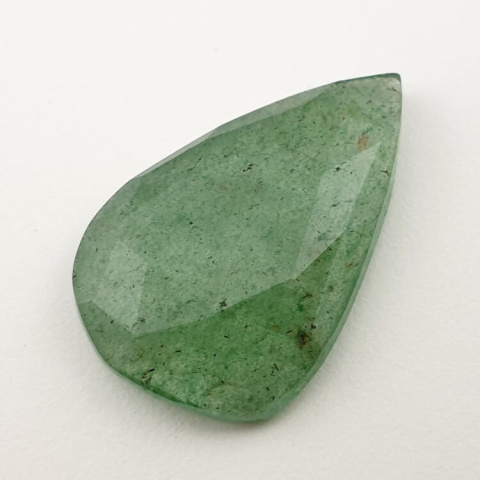 Aventurine quartz faceted cabochon 30x19 mm no. 4 Aventurine quartz faceted cabochon 30x19 mm no. 4