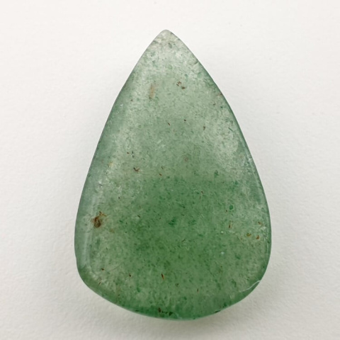 Aventurine quartz faceted cabochon 30x19 mm no. 4 Aventurine quartz faceted cabochon 30x19 mm no. 4