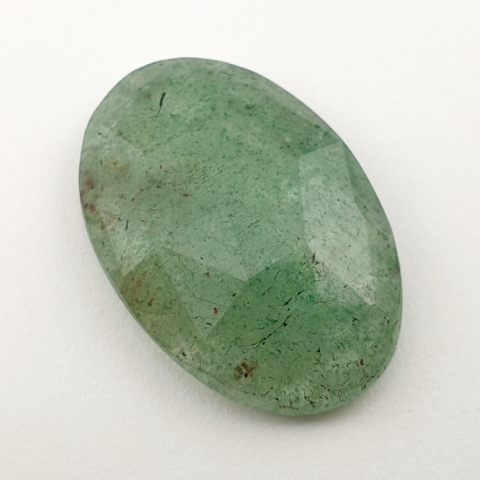 Aventurine quartz faceted cabochon 30x20 mm no. 32 Aventurine quartz faceted cabochon 30x20 mm no. 32
