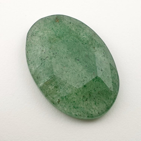 Aventurine quartz faceted cabochon 30x20 mm no. 9 Aventurine quartz faceted cabochon 30x20 mm no. 9