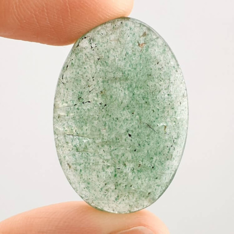 Aventurine quartz faceted cabochon 30x20 mm no. 9 Aventurine quartz faceted cabochon 30x20 mm no. 9