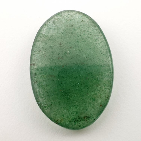 Aventurine quartz faceted cabochon 30x21 mm no. 5 Aventurine quartz faceted cabochon 30x21 mm no. 5