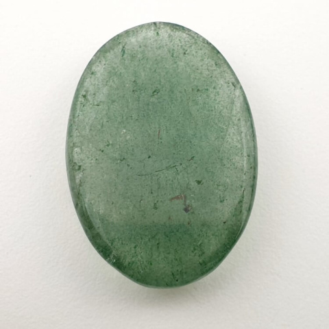 Aventurine quartz faceted cabochon 30x22 mm no. 1 Aventurine quartz faceted cabochon 30x22 mm no. 1