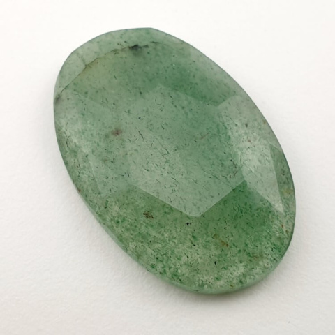 Aventurine quartz faceted cabochon 31x20 mm no. 11 Aventurine quartz faceted cabochon 31x20 mm no. 11