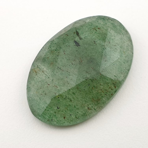 Aventurine quartz faceted cabochon 32x21 mm no 19 Aventurine quartz faceted cabochon 32x21 mm no 19