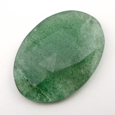 Aventurine quartz faceted cabochon 32x23 mm no 23 Aventurine quartz faceted cabochon 32x23 mm no 23