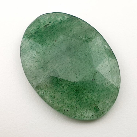 Aventurine quartz faceted cabochon 32x23 mm no 23 Aventurine quartz faceted cabochon 32x23 mm no 23