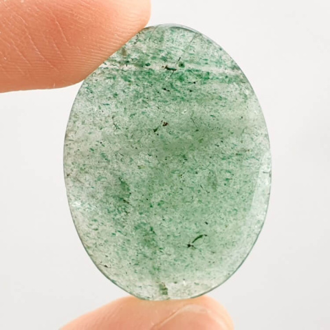 Aventurine quartz faceted cabochon 32x23 mm no 23 Aventurine quartz faceted cabochon 32x23 mm no 23